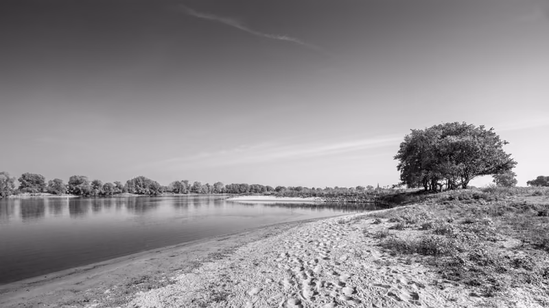 Wittenberge, Weitwinkelansicht der Stadt