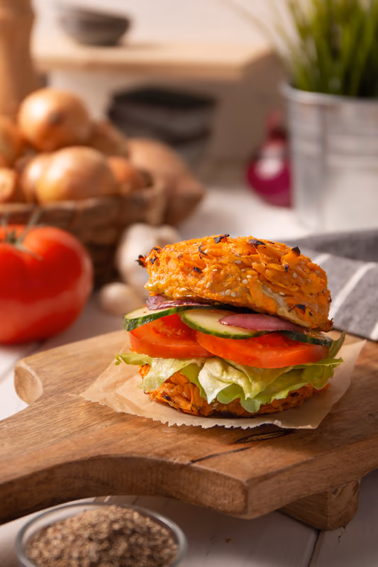 Vollwert-Burger, basica Kampagnenmotiv