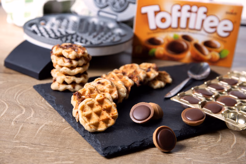 Toffifee Waffelkekse, editoriale Beauty-Shot Kampagne